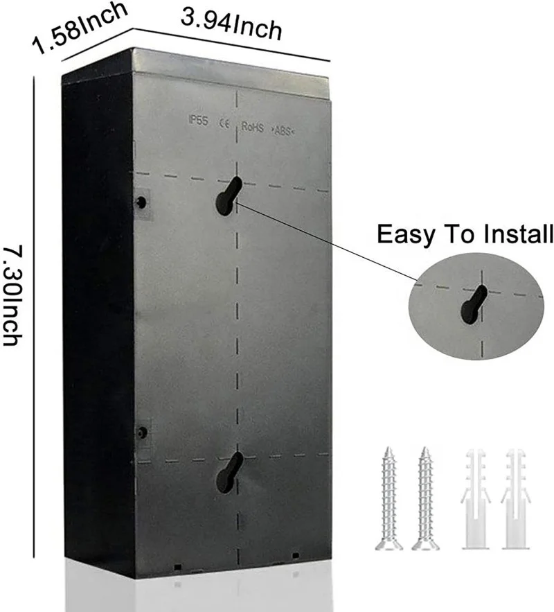 Home decoration Led wall Outdoor Waterproof Garden Door House Number 0 to 9 solar lights outdoor waterproof