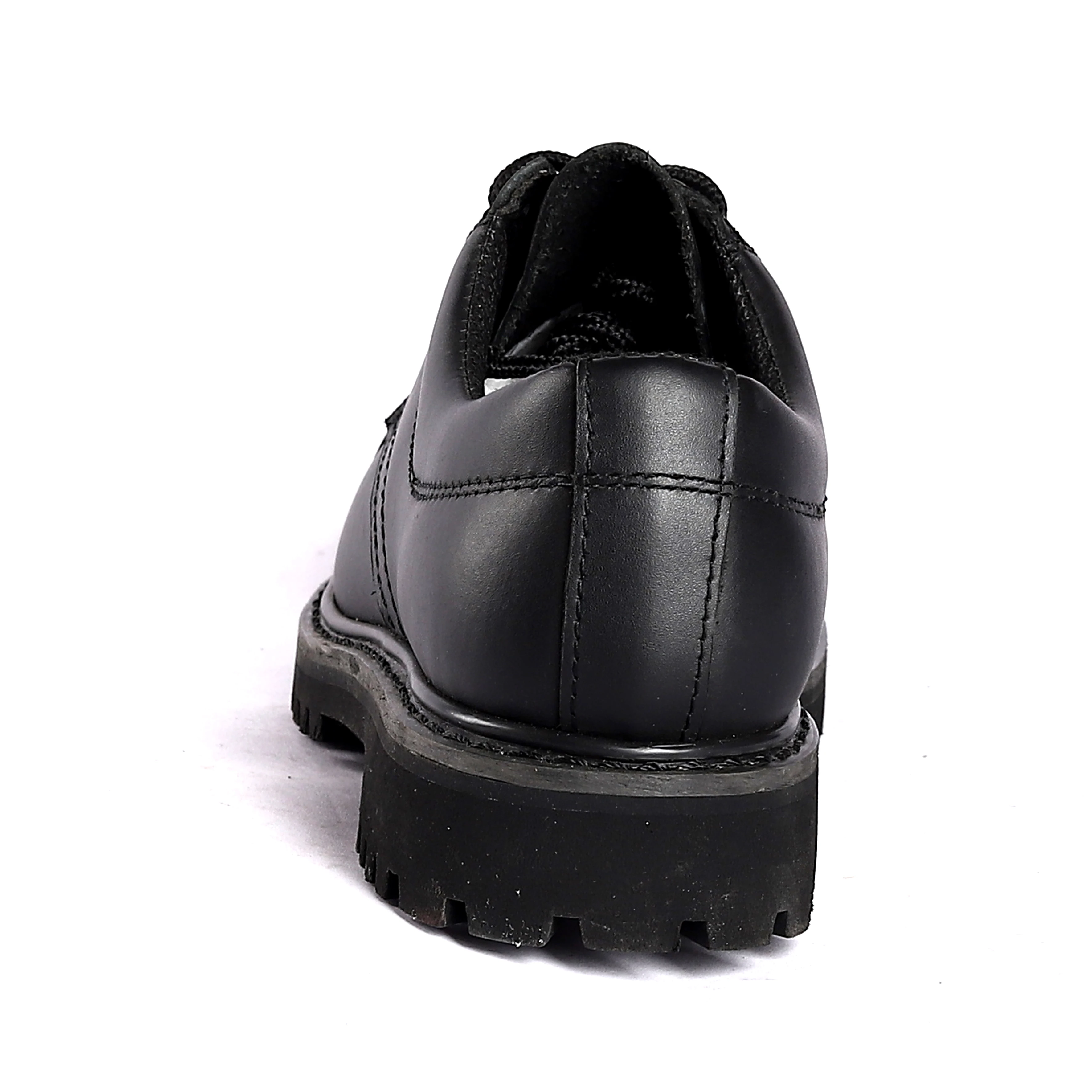 Customized Black Low Cut Safety Shoes  for Men  Steel Plate Anti-pierce Safety Boots Genuine Leather Work Shoes