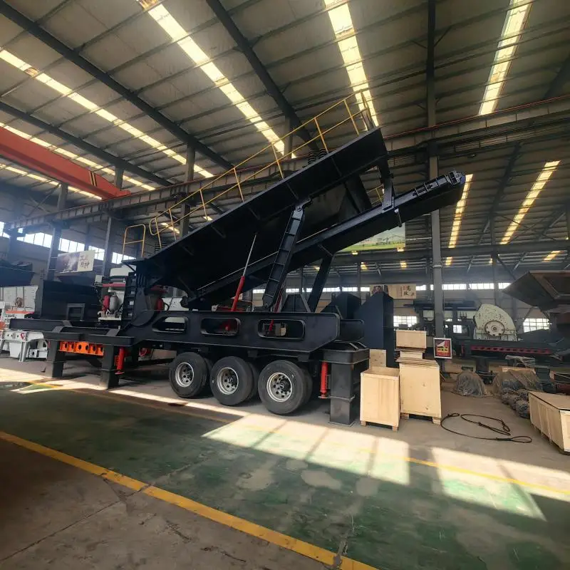 Hot Sale 120 Tons Per Hour Movable Rock Jaw Crusher Plant Mobile Stone Crusher With Feeder Price