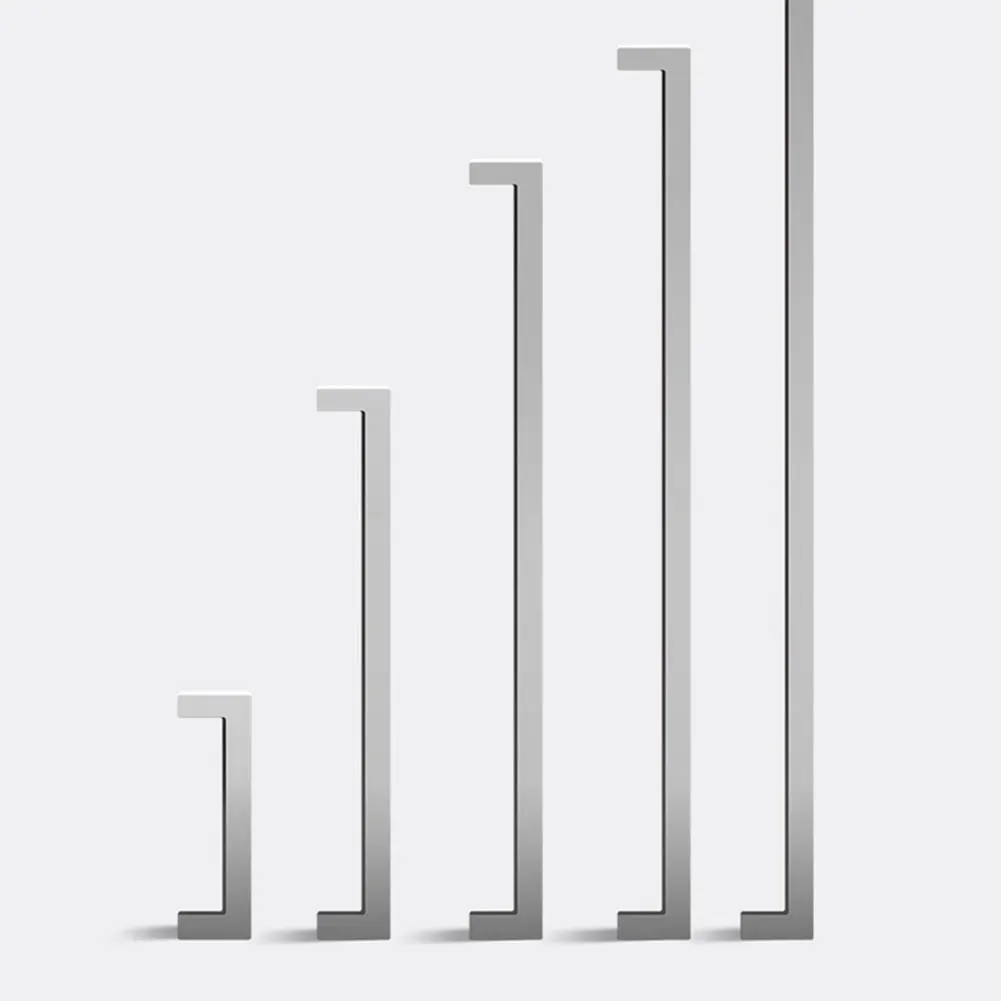 Simple design Black Furniture Metal Handle Square oil rubbed bronze cabinet Pull Handles