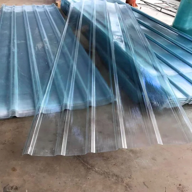 Fibreglass Reinforced Plastic Corrugated Panels Greenhouse Skylight Carport Awning Roofing Langfang Bonai energy-efficient