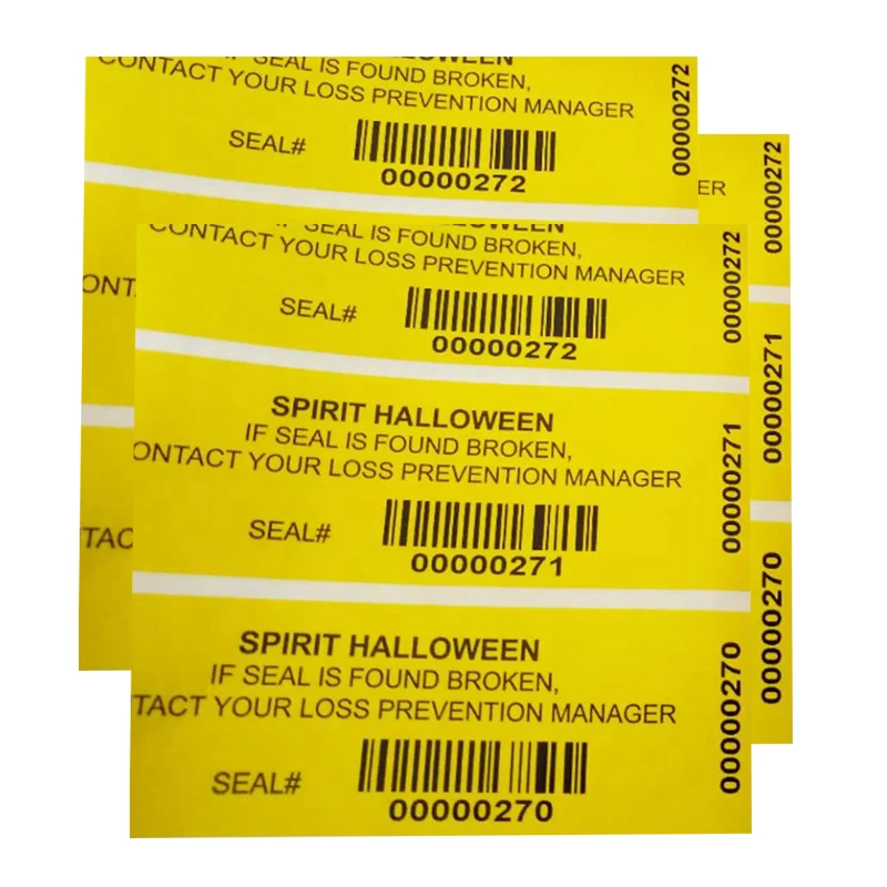 Custom Waterproof Packaging Stickers QR Code Sticker Label Barcode Labels Serial Number Stickers