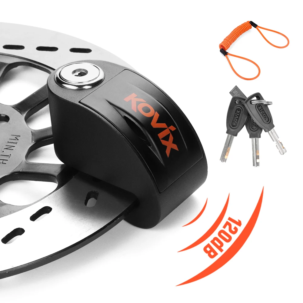 120dB anti-theft Universal Motorcycle Lock Wather-Proof Electronics Alarm Lock Security Motorcycle Alarm Lock