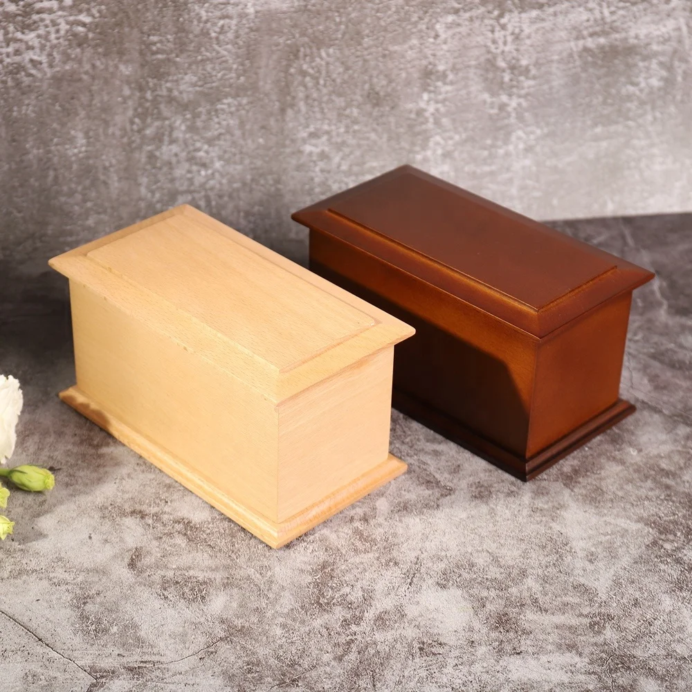 Factory Direct Memory Pet Product Wholesale Funeral Supplies Bone Ash Urn Coffins and Caskets