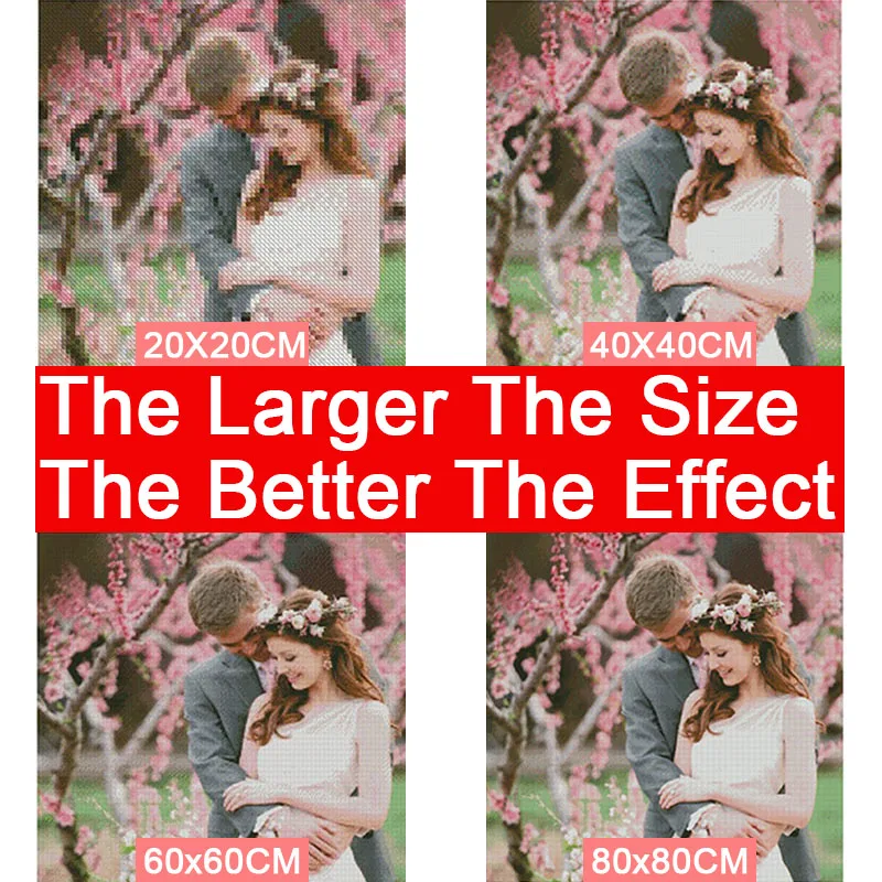 Full Square Round Drill Horse Group wall Artwork animal paint by numbers canvas 5D Diy diamond embroidery painting