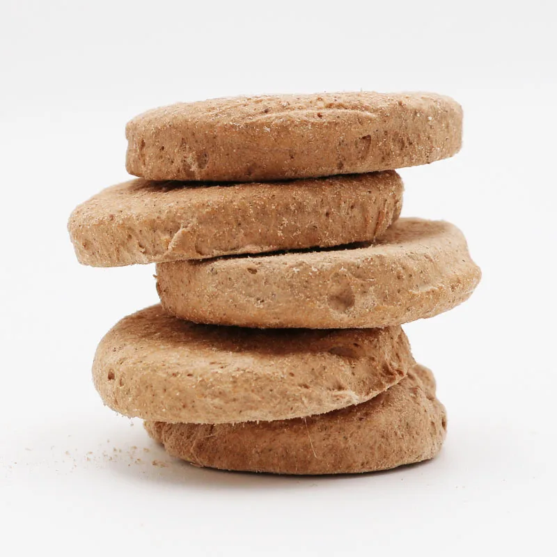 OEM freeze dried pet snacks Raw Bone Meat pancake dog food and cat food dog treats