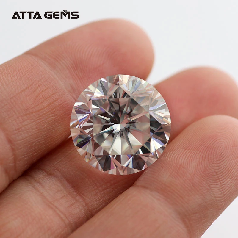  Высококачественный бриллиант с муассанитом D color VVS1 GRA Cut Loose Moissanites 1 карат белый