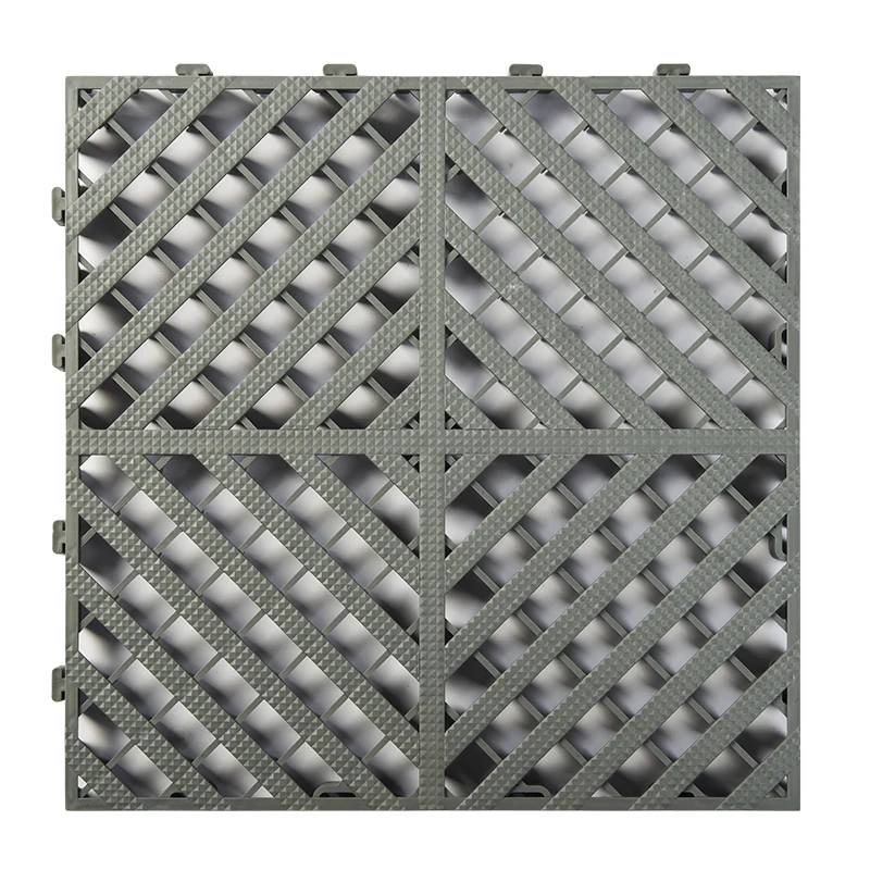 High quality plastic floor grating plastic floor carpet price garage floor tiles interlocking plastic 400X400X18mm