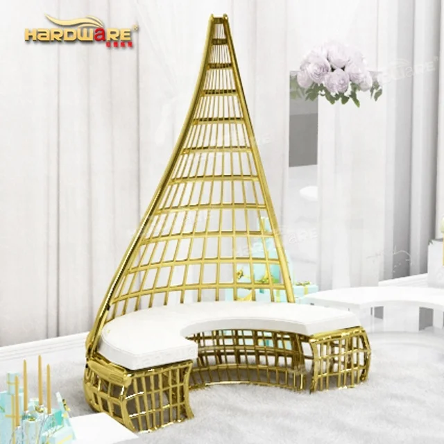 Рама из нержавеющей стали, Свадебный декор для невесты и жениха, диван для мероприятий