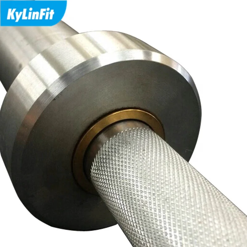 Gym Fitness 2.2m Chrome Weight Lifting OB86 Straight Barbell Bar