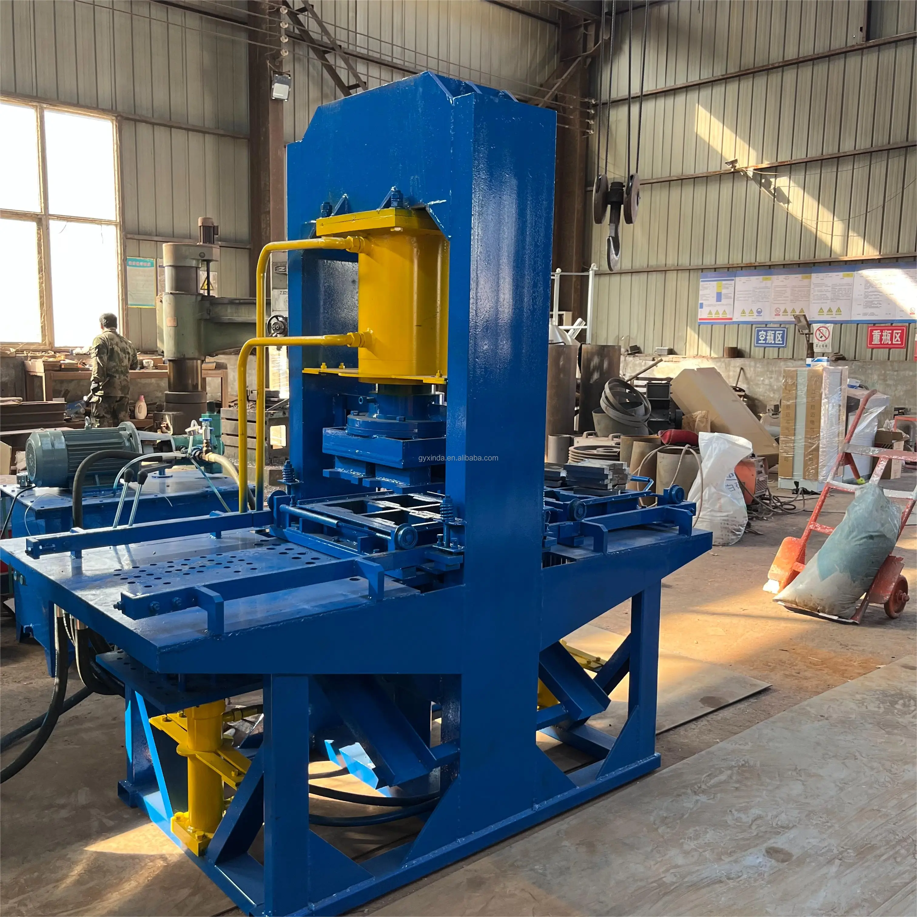 Brick Automatic Hydraulic System Performance Safety Block Press Brick Making Machines Non-firing