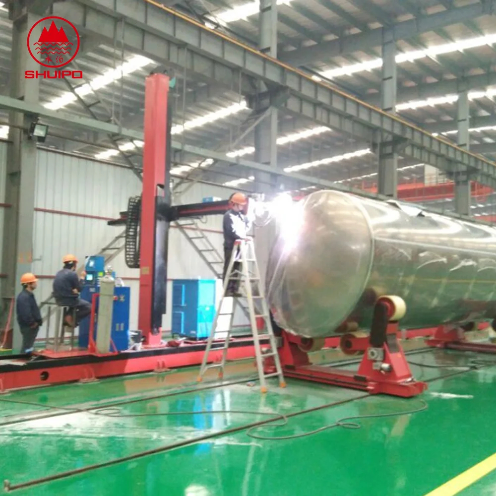 SHUIPO orbital sem robot wading machine tank trailer welding machine