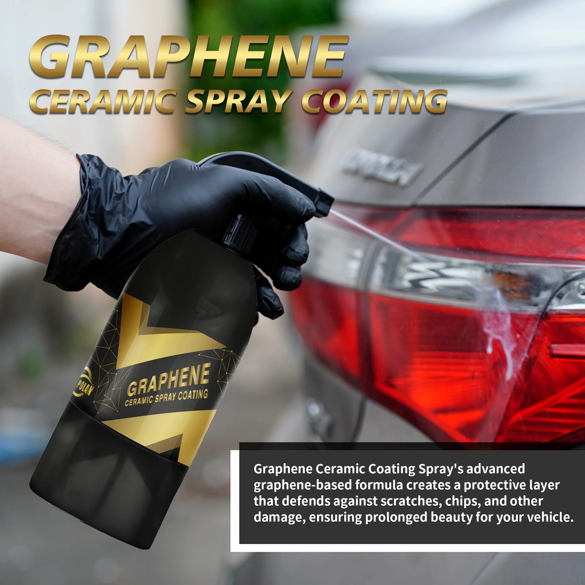 Car care detailing graphene Ceramic Coating Polishing Spraying Wax For Auto Ceramic Car Wash Polish & Sealer Spray