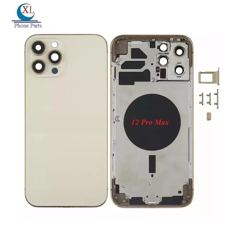 OEM Phone Back Door Case for iPhone 11 12 13 14 Pro Max 14Plus Xs Max Xr X 8 Glass Battery Back Cover for iPhone12 Housing Cover