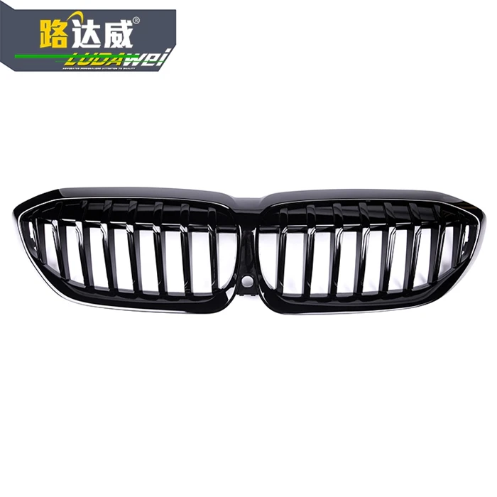 Ludawei 2019 + однолинейная решетка, Черная передняя решетка для BMW 320 325 330 серии M340i G20 G28, автомобильный Repackin
