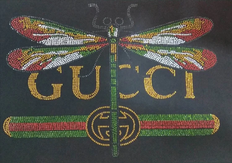 
Designer Brand Ready Rhinestone Heat Transfer Designs For T Shirts 