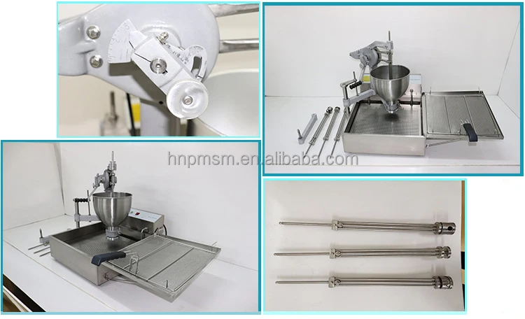 Factory Hot Sale 3 In 1 Donut Maker Factory Cheap Price Donut Glaze Machines Donut Extruder Machine