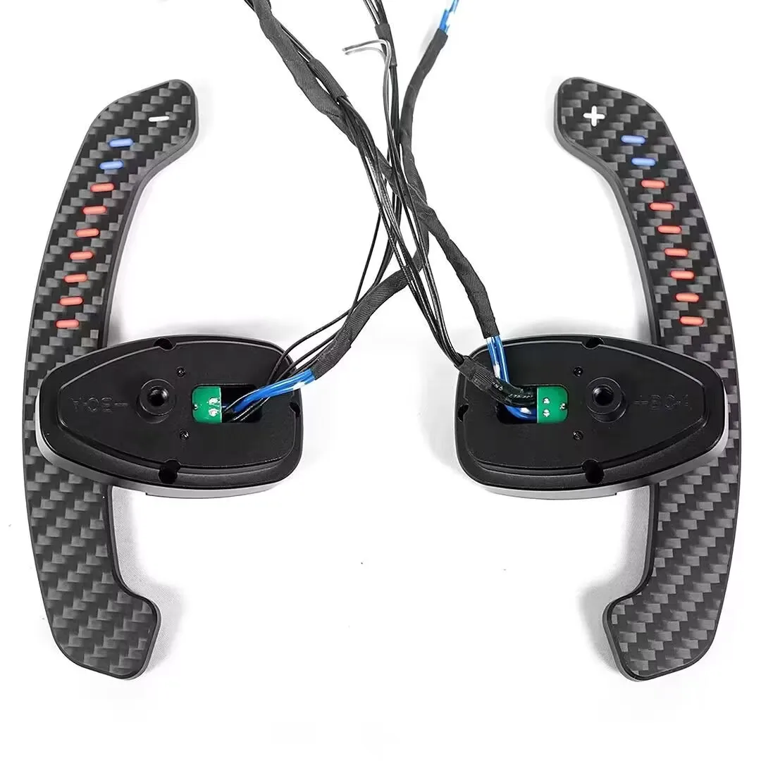 LED Carbon Magnetic Carbon Paddle Shifters For Mercedes-Benz AMG GT50 GT63 C43 C63 E53 E63 S63 A43 A45 GLC43 GLE53 GLE43 GLS63