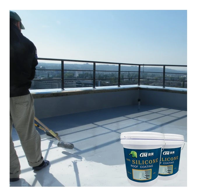 EUKASEAL 100% silicone anti-corrosion waterproof floor coating for swimming pool bathroom roof floor Hard and wear-resistant