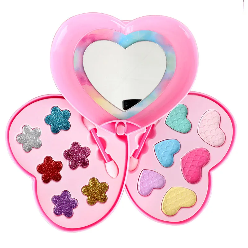 Little Girls Favorite Toy Gift Cute Cat Unicorn Pretend Makeup Set Real Non Toxic Washable Kids Make Up Toys Girls  Kit Makeup