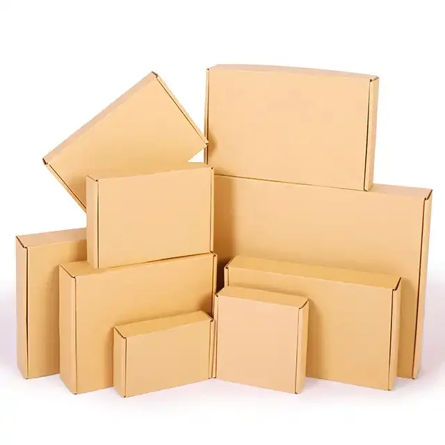 Custom Logo Carton Manufacturer Corrugated Mailing Box for Packing Delivery Cardboard Packaging Shipping Box