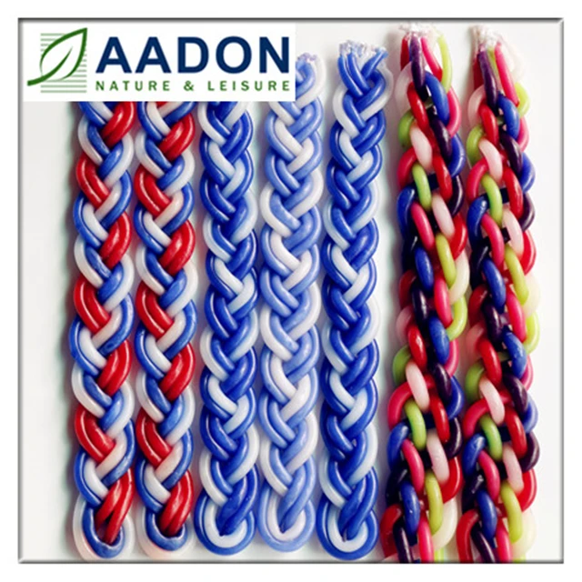 
Beeswax Havdalah Candle Jewish, Hanuhak Braid Chanukah Candle 