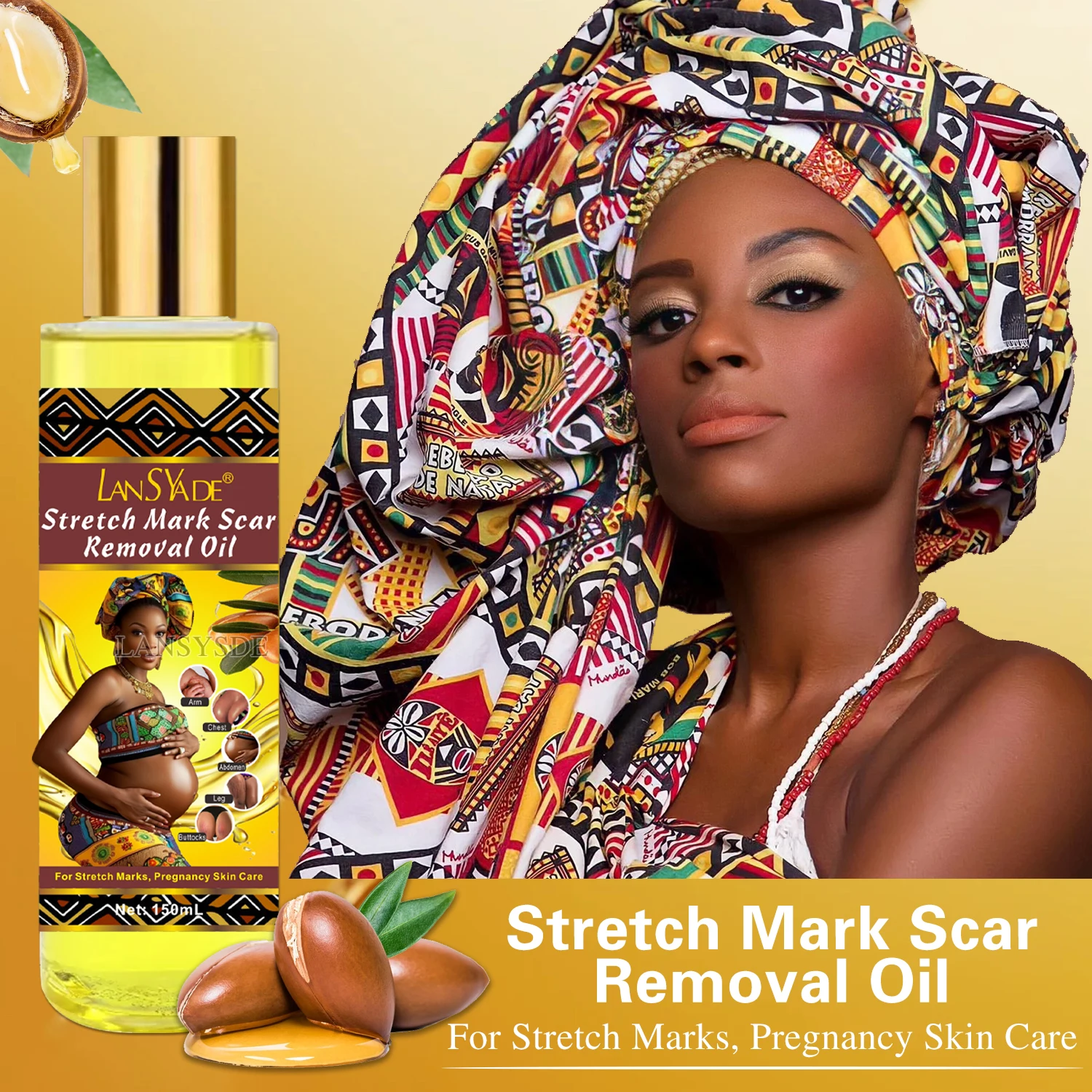 High Quality Pure Stretch Marks Scar Removal Oil Pregnant Scar effective Repair almond oil Stretch Marks Scar Removal Oil