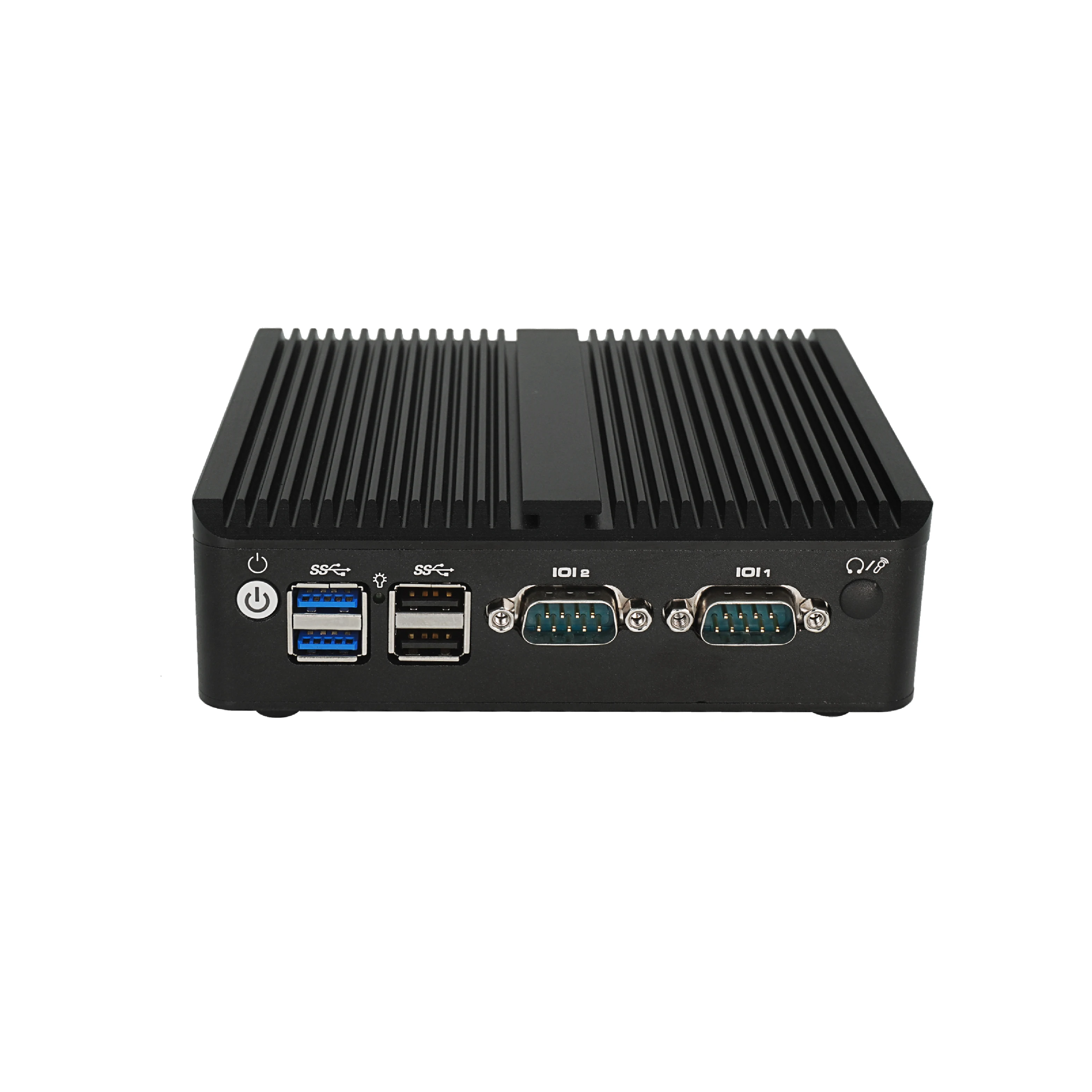 Fanless Mini PC J4125 Embedded Industrial Computer Dual Lan with RS232 Com Port Intel Nuc Dual LAN WIN 10 Mini PC