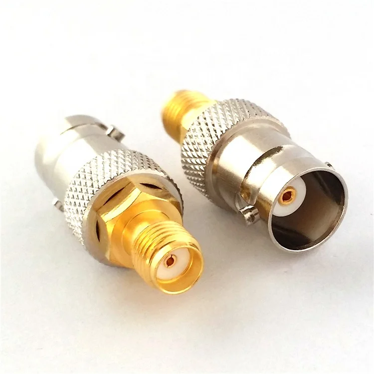 Factory Direct RF Adapter BNC female to SMA female 0-3GHZ High Quality Copper BNC/SMA-KK SMA/BNC-KK