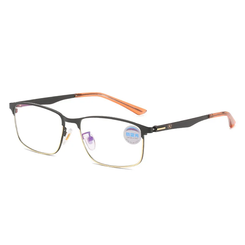 8202 New Optical Frames Anti Blue Light flat mirror retro large frame glasses Optics Glasses