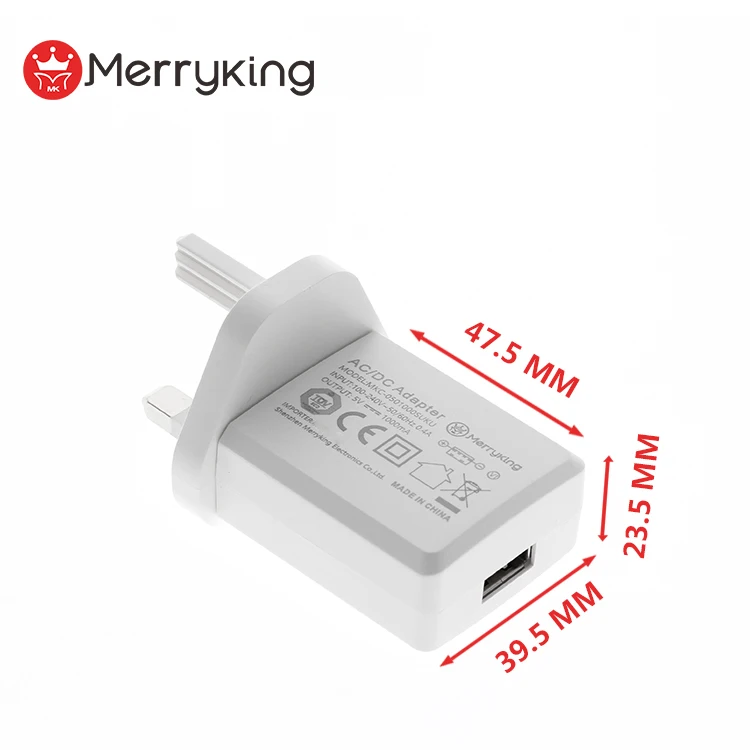 EU UK Us Au Plug Adaptor USB Charger CE CB GS Kc Bis EMC PSE Certificate 1A 1.5A 2A 2.5A 3A 4A 12V 24A Fast Chargers for sumzung