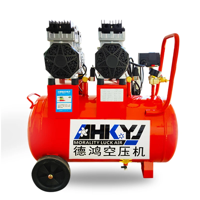 2024 Заводская новейшая конструкция индивидуального обслуживания без масла портативная промышленная медная крепкая ведущая поршневая машина