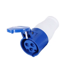 240V Industrial Connector 16A 2P+E Single Phase Industrial Socket Portability ZNG-213