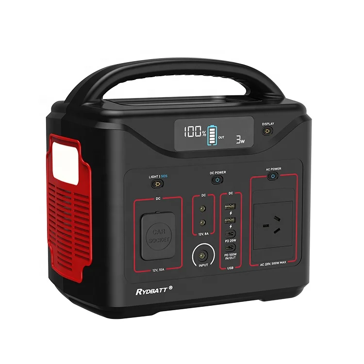 Ryder 600wh Lifepo4 литий-ионный аккумулятор солнечный генератор резервная электростанция с инвертором постоянный источник питания для использования вне помещений