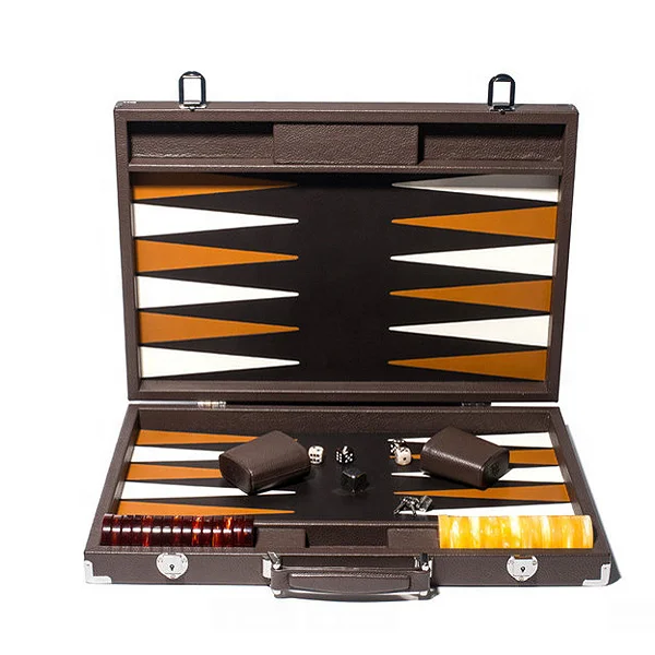 High-end Wooden backgammon sets custom 18inch Wooden backgammon sets