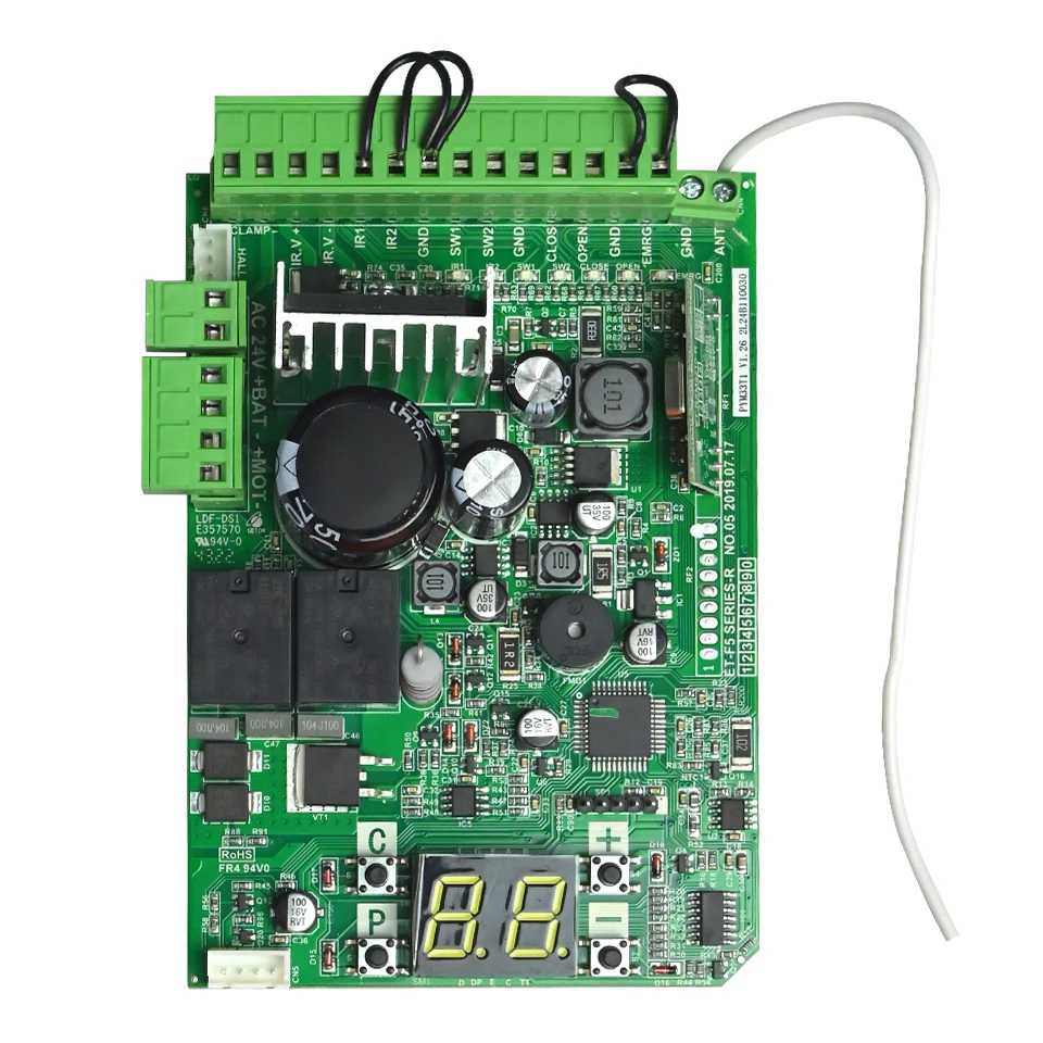 FORESEE F550M/G Original Sliding Gate Opener PCB Motherboard Circuit Board DC24V Circuit Control Panel