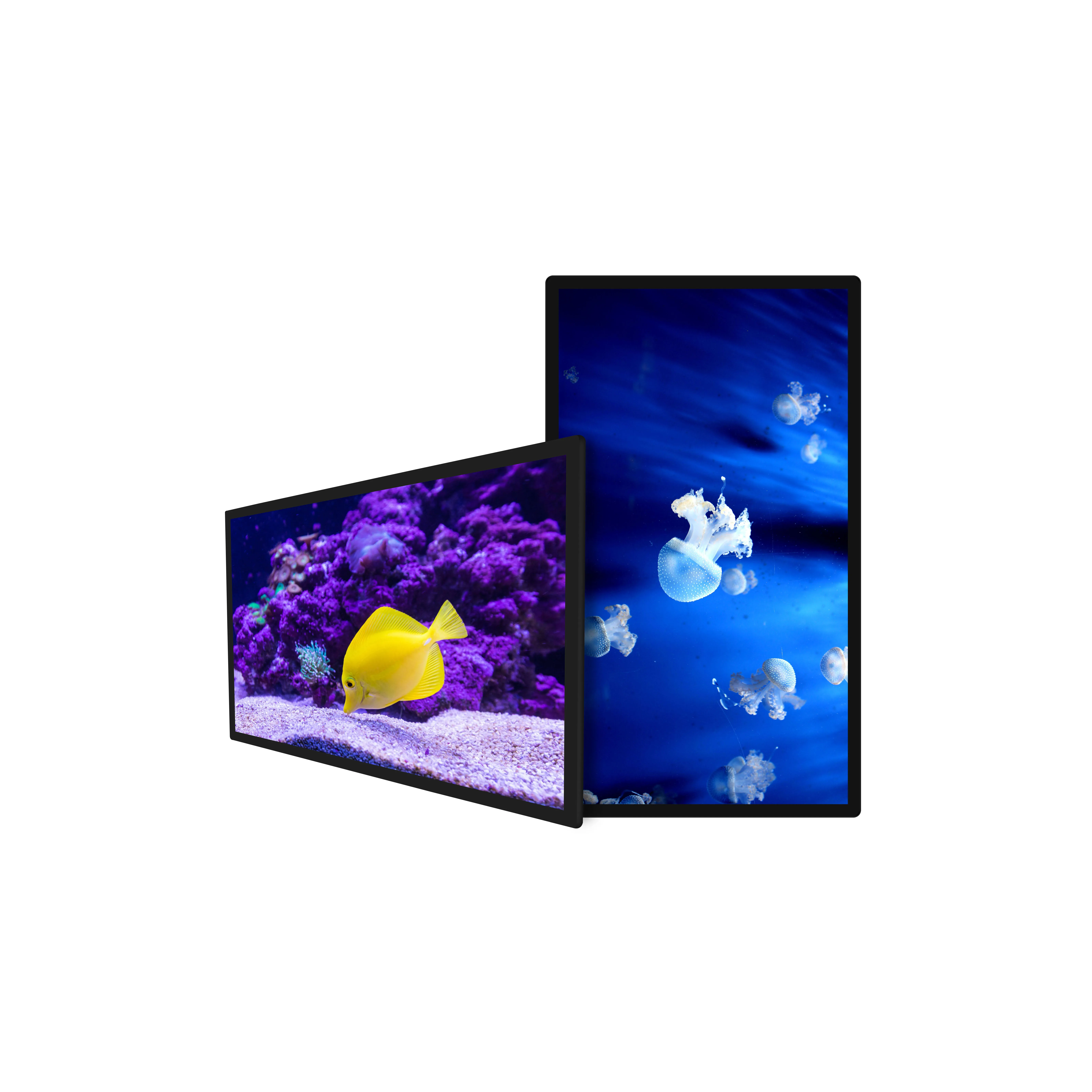 High Definition Wall Mounted Intelligent Digital Signage For Advertising LCD 55 Inch Interactive Infrared Touch
