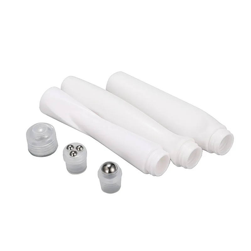 10ml pp ball bottle Portable Lip Oil Roller Ball Dispenser Bottle Eye Cream Essence Roller Ball Bottle