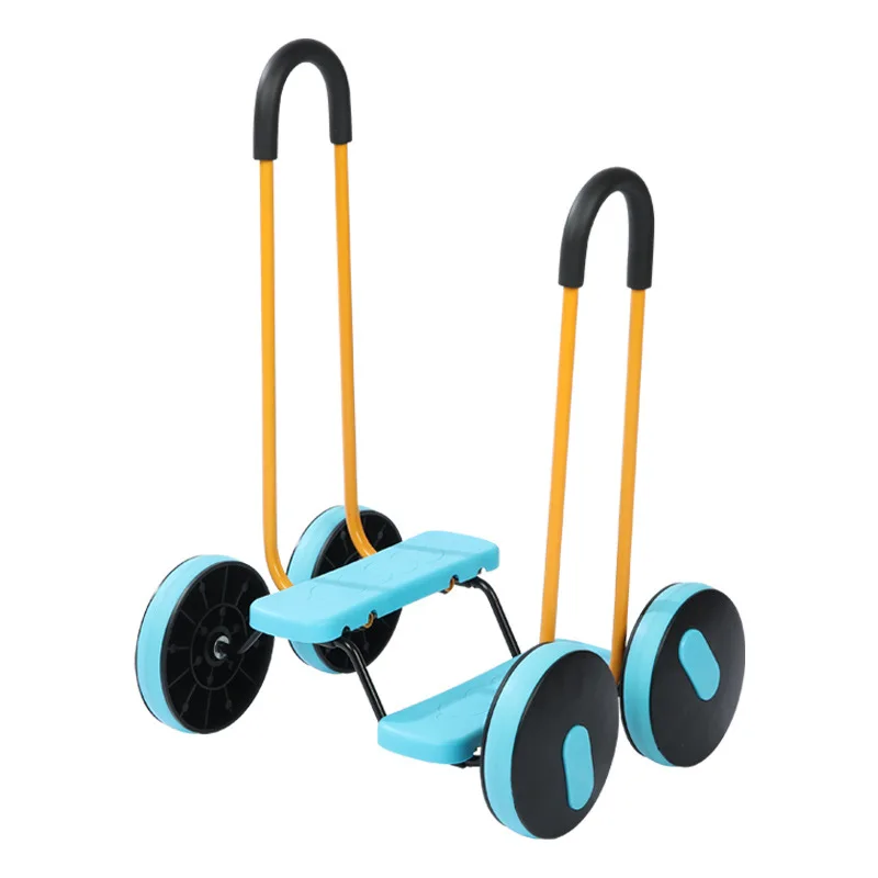 Children training equipment balanced bicycle for household kindergarten outdoor educational toys with four wheels