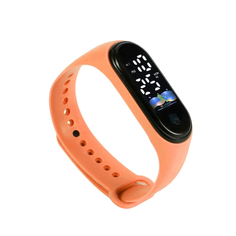 Good Price One Dollar M8 Touch Screen Led Sports Watch Reloj Electronic Waterproof Bracelet Men Digital Band