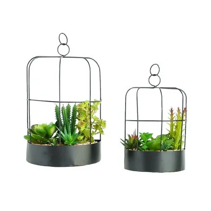 Hot Selling Modern Metal Hanging Flower Pot Iron Metal Plant Stand Indoor Flower Pot Holder Stand For Living room