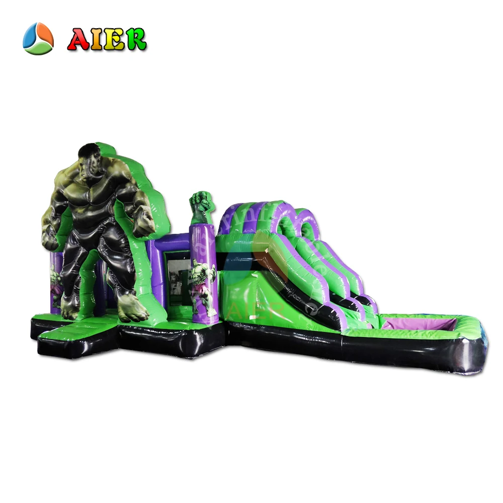 combo slide inflatable jumper bounce jumping bouncy castle inflatable bounce house with water slide