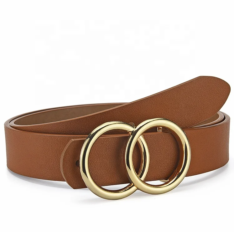 Custom Buckle Colors Factory OEM Wholesale Women Fashion Belt PU Leather Belts