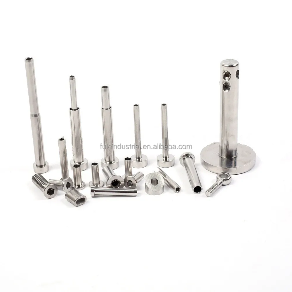 Garden hardware Round Beveled Washer with fillister silver 304 316 stainless steel ferrule Durable clip cable clamp