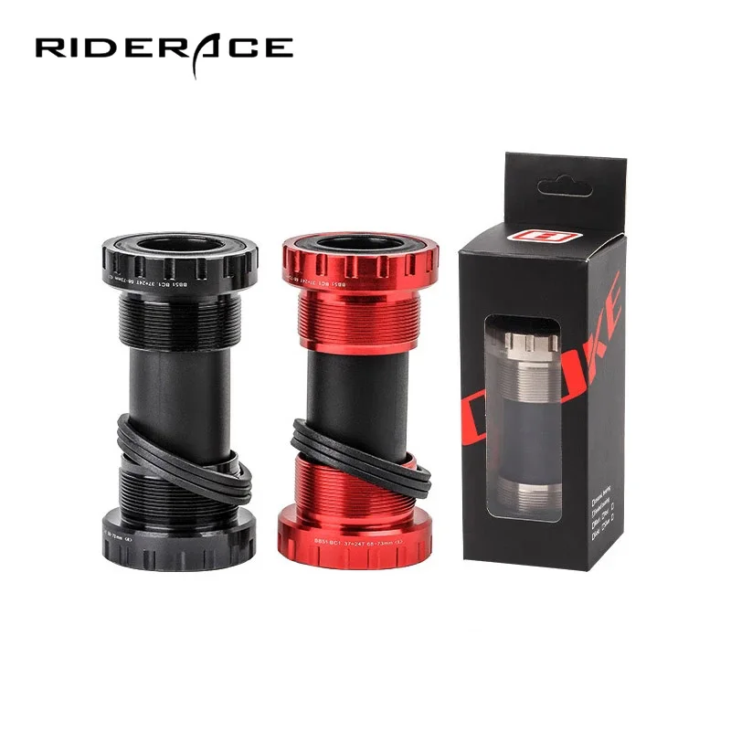 RIDERACE MTB Bicycle BB51 Bearing Bottom Bracket 24 22 MM 68/73 BB SET For GXP Prowheel Cycling Crankset Sealed Thread Axis Kit