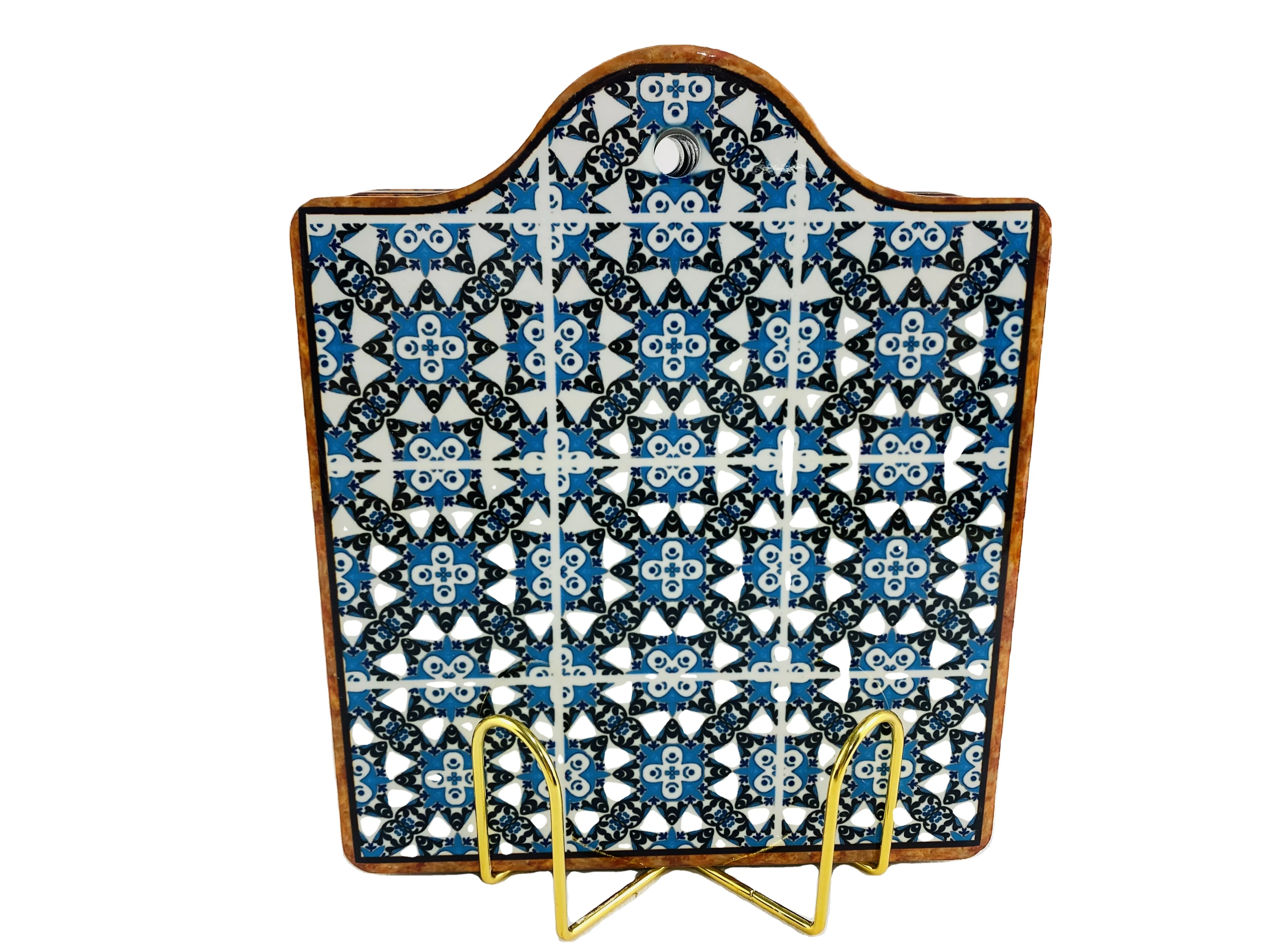 New Design Washable With Handle Sublimation Ceramic Chopping Board