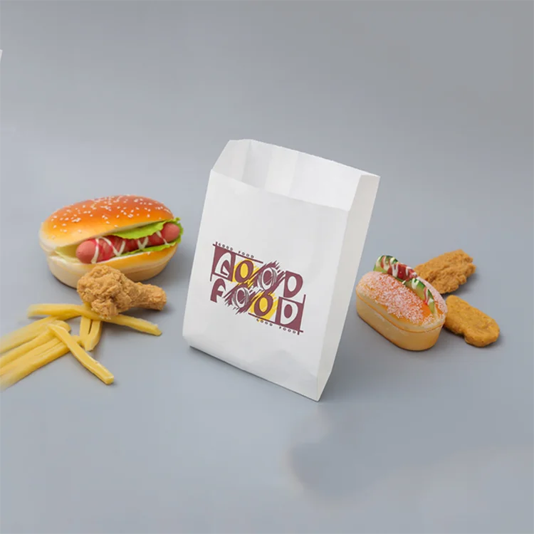 
Green House Hamburger Paper Boxes Fast Food Box Chicken French Fries Box Wrappers Takeaway Bag 