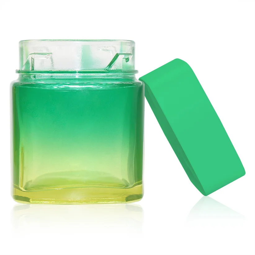 Wholesale bulk 1 oz 2 oz 3 oz 4 oz custom logo child resistant glass jar for herb flower