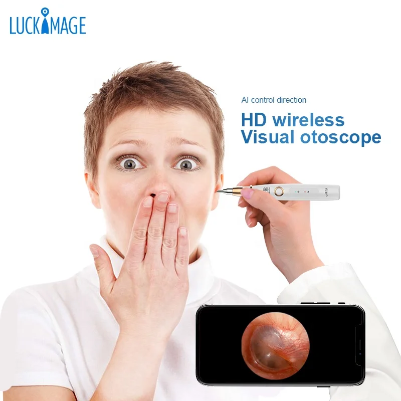  Luckimage Новые поступления мини-камера отоскоп для ушей эндоскоп