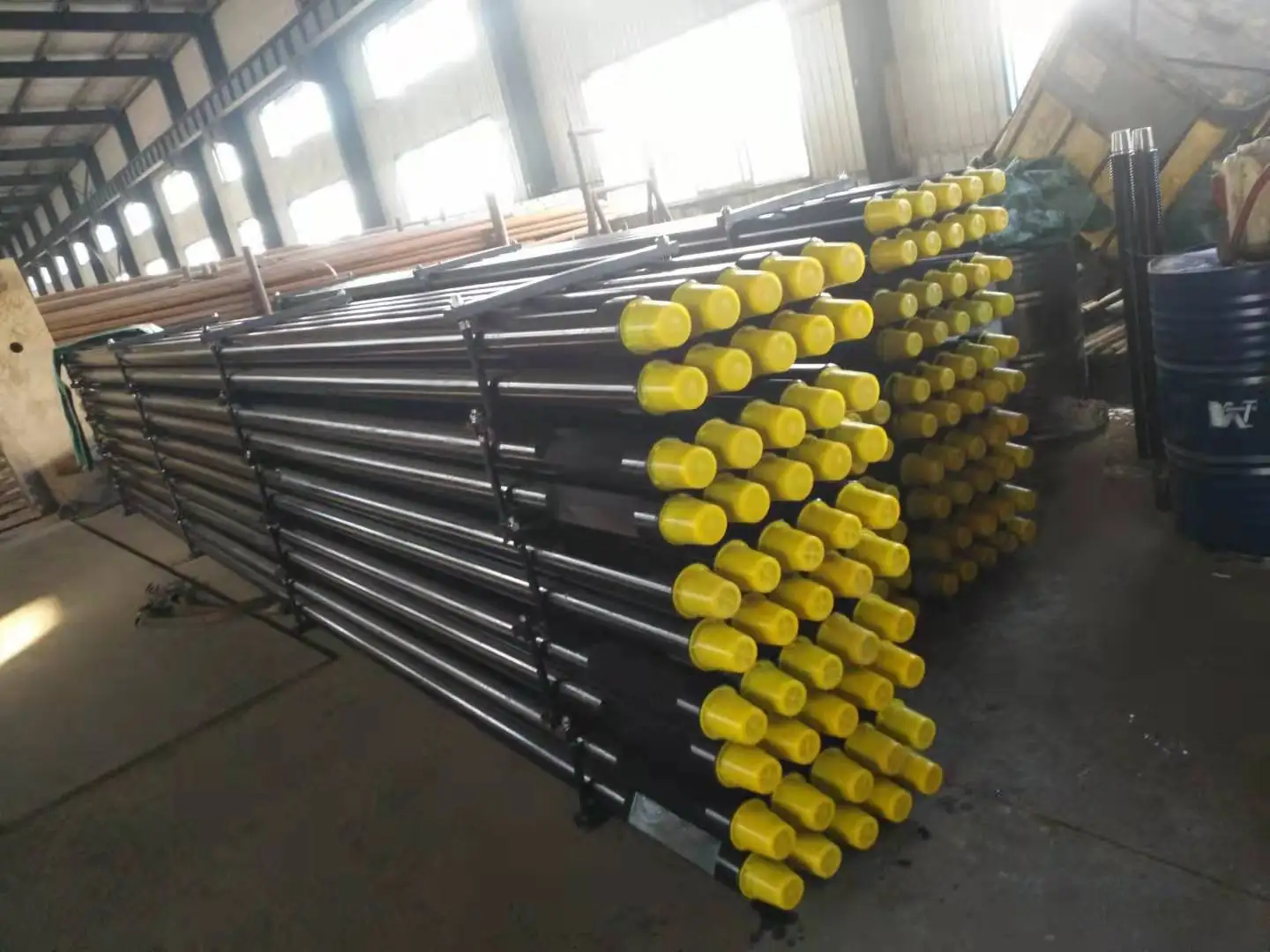 SML Water Well Drilling Drill Rod Api Thread Wear Resistant 76mm 3m Rock Blasting Friction Welding Dth Drill Pipe